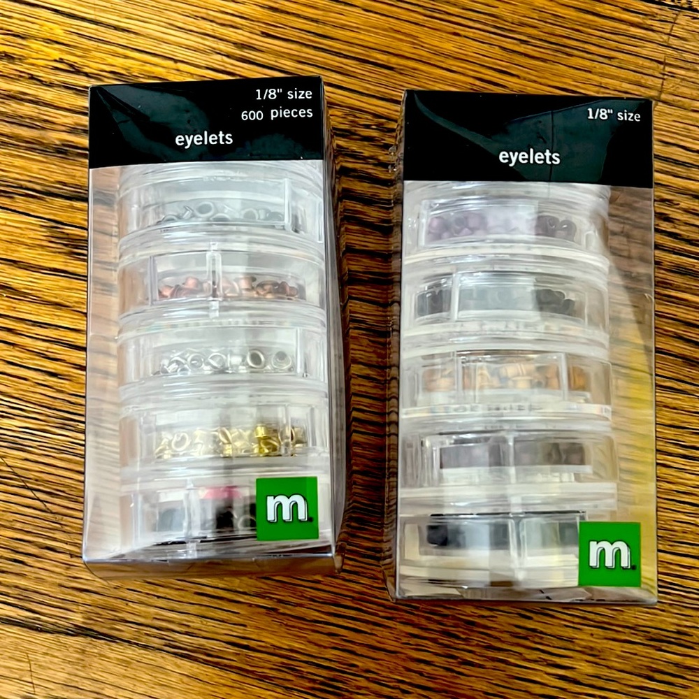 BRAND NEW eyelets for scrapbooking